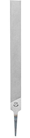 PFERD TOOLS Flache Kettensägefeile für Tiefenbegrenzer, rechteckig, Länge 200mm, Einhieb 2 auf zwei Seiten, mit Angel, Kunststofftasche, 11610204 – für das Justieren der Tiefenbegrenzer von Sägeketten