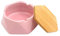 Cendrier en céramique,Cendrier Exterieur avec Couvercle Cendrier à Cigares coupe-vent, pour extérieur, maison, bureau, bar, café, décoration (rose)