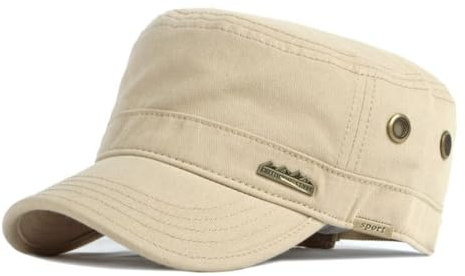 CHENNUO Army Cap Armee mütze Herren Flat Military Baseball Cap Sport Wandern Schirmmütze Kappe