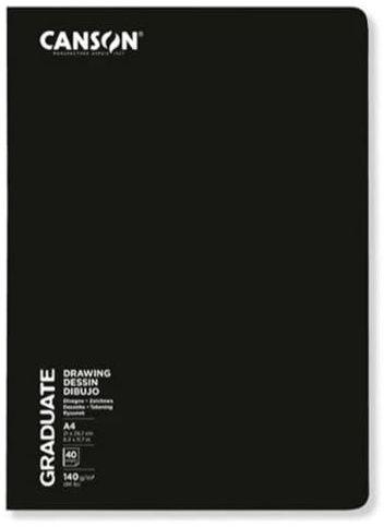 Carnet de croquis Graduate Canson A4 (21 x 29,7) 140 g