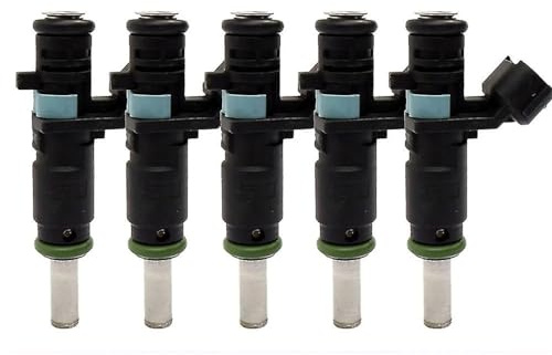 Per VW Per BEETLE Per BORA Per IL GOLF Per JETTA Per PASSAT Per CONIGLIO 2.5L L5 2007 2008 2009 2010-2017 5Pz 07K906031C Ugello Iniezione Carburante Iniettore Carburante Benzina