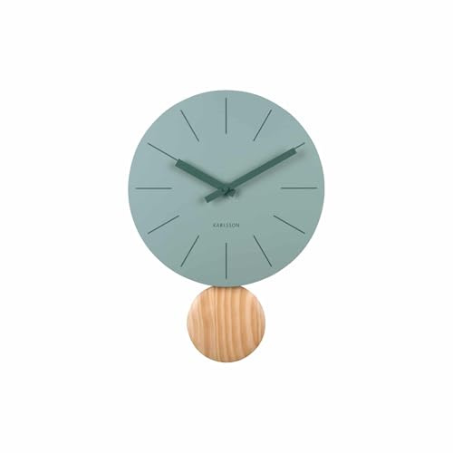 Karlsson [DL] Wall Clock Arlo Pendulum matt Jungle Green -