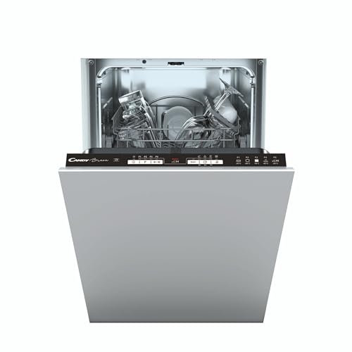 Candy CDIH 2L952-80 Slimline Integrated Dishwasher, 9 Place Setting, E Rated