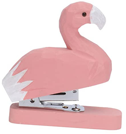 Tragbarer Hefter in Flamingoform, Manuelle Buchheftmaschine