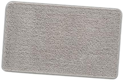 Garneck Alfombrilla Absorbente Antideslizante para Baño Superabsorbente para Ducha De Material Suave y Color Gris