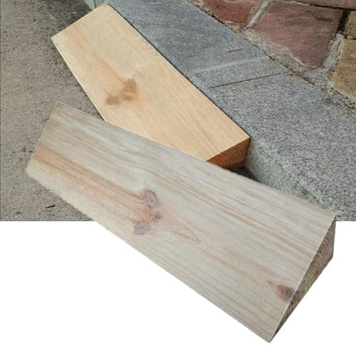 DAQXYH Tragbare Türschwellenrampe Aus Holz, Bordsteinrampen, Länge 30cm 45cm 60cm 90cm Höhe 6cm Hohe Tragfähigkeit, Tragbare Hangrampe Für Rollstuhl/Gehhilfe/Wagen/Roller(45*10*6cm(18*4*2.4inch))
