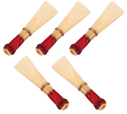 Fagott-Zubehör, Professionelles Mittelgroßes Fagottrohr, Natürliches, Langlebiges Bambus-Instrumentenzubehör für Musikspieler und Künstler