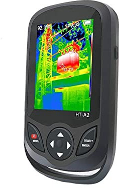 Rivelatore del visualizzatore digitale della macchina fotografica della termocamera a infrarossi IR del telefono cellulare 76800 pixel con una risoluzione di 320 x 240 IR,Custodia Resistente