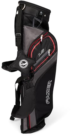 FAZER Sac de golf léger avec séparateurs de club, séparateurs de club sur toute la longueur et 6 poches zippées – Sac de club de golf en nylon durable pour un transport et un rangement pratiques