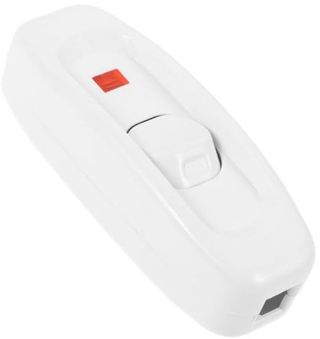 Operitacx Interruttore della Luce per Lampada da Comodino Vintage Spia Luminosa, Interruttore Sostitutivo Piccolo e Comodo, Parte Dell’interruttore per Lampada da Tavolo Controllo Singolo,