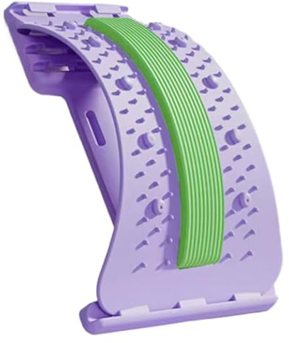 Estirador De Lumbar Tabla De Tracción Ajustable Masajeador Corrector | Estirador Lumbar Liberación Muscular Para Mujeres Atletas, Dormir, Yoga, Fitness, Recuperación Corporal, Hogar, Cama