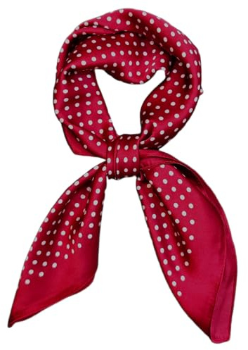 GIMIRO Damen Quadratisches Tuch Polyester-Seidenlook 70 x 70 cm