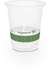 Vegware R200-VW slim PLA cold cup, 7 oz. (Pack of 1000)