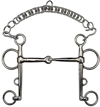 Pelham gebrochen Breite 12,5 cm, Stärke 12 mm, Seitenteile 150 mm, massiv