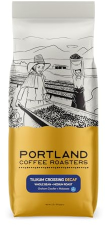 Portland Coffee Roasters, Tilikum Crossing (Decaf), Whole Bean, Swiss Water Process, Medium Roast, 32 oz