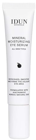 Idun Minerals Siero idratante minerale per gli occhi per le donne 14,2 g