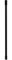 AURLANE Barre de Fixation Plafond pour Douche a l'italienne Laque Noir Mat - 60cm RECOUPABLE