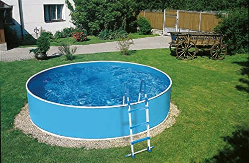 MTF Azuro Stahlwandpool 3.6m x 0.9m Komplettset mit Skimfilter und Leitern, von Mountfield