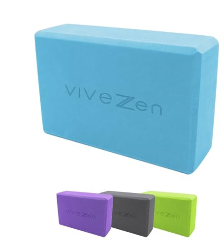 Vivezen - Brique, bloc de yoga 23 x 15 x 7,5 cm - EVA - 4 coloris