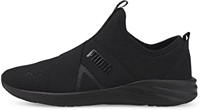 PUMA Women's BETTER FOAM PROWL SLIP-ON Sneaker, Puma Black-Puma Black, 8