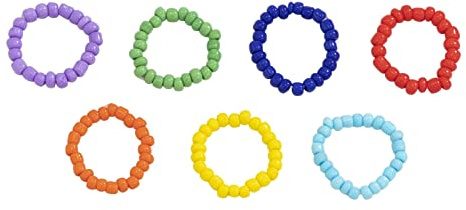 AmDxD Bohemisk fotring, elastisk, justerbar, tåring, fotring för kvinnor, sommarsmycken, färgglad, Bomullstråd, Ingen zrikonia
