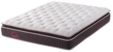 Moln Taschenfederkern Matratze 180x200 Mit Baumwolle Gefüllt Topper H3 Härtegrad 32 cm Höhe Atmungsaktiv, Anti-Allergiker, Optimaler Bewegungskomfort und Druckentlastung (Berta)