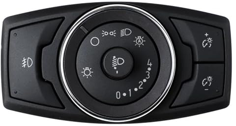 NIONGYN Headlamp Switch Knob Compatible With Ranger Car Headlight Switch Button Main Light Assembly Fog Light Control Switch EB3T-13D061-ECW EB3T13D061ECW