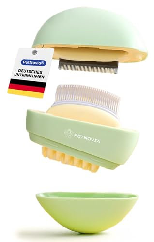 4 in 1 Katzenbürste Massage Pflege und Fellager