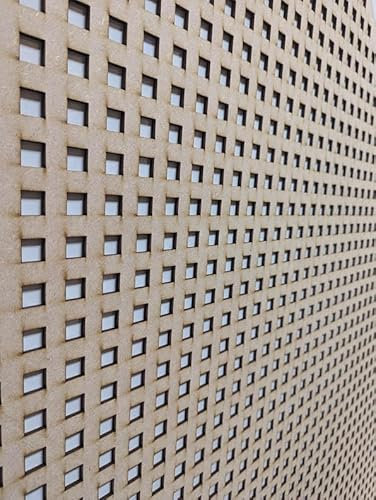 Panneau décoratif en MDF pour radiateur, motif diamant, 120 cm x 62 cm x 4 mm, style Nevada, non apprêté. Fabriqué au Royaume-Uni