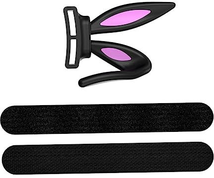 NUOBESTY Bunny Ear Headphone Attachment for Gamers Cute Cosplay Bunny Ear Ornament Durable Silicone Easy Installation for Headsets Fashionable Gaming Accessories