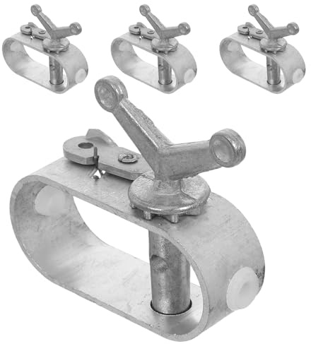 SHINEOFI Lot de 4 Tendeurs de Câbles en Acier Robuste 72 X 65 X 25 CM pour Serrage et Verger Outil Polyvalent pour Serrage de Fil Métallique Tension de Câble pour Couverture de