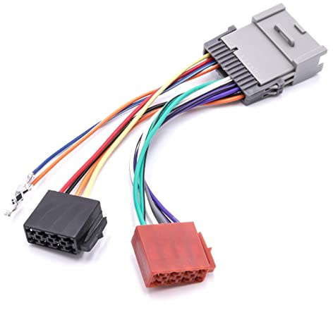 vhbw Autoradio ISO Adapter kompatibel mit Chevrolet SSR 2003-2006 Auto-Modell
