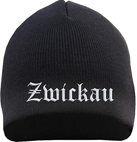 HB_Druck Zwickau Beanie Mütze - Altdeutsch - Bestickt - Strickmütze Wintermütze