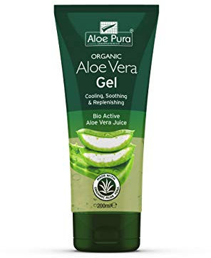 Aloe Pura Aloe Vera Gel Skin Treatment 200ml Pack of 4 Packaging May Vary