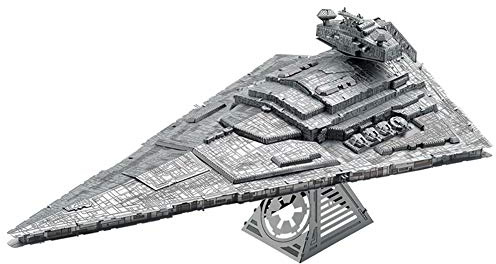 Metal Earth Star Wars Metall-Puzzle, 3D-Zerstörer, Modelle für Erwachsene, herausforderndes Niveau, 17,09 x 9,73 x 7,39 cm | Präzise lasergeschnittene Metallteile zum Zusammenstecken ohne Klebstoff. Detailreiche Modelle mit bebilderter Bauanleitung