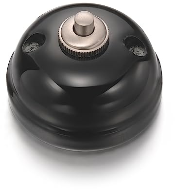 FONTINI - Garby Bouton Poussoir Porcelaine Noire 10A-250V