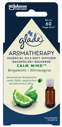 Glade Aromatherapy Duft-Diffuser Nachfüller, Bergamotte + Zitronengras, 17.4ml