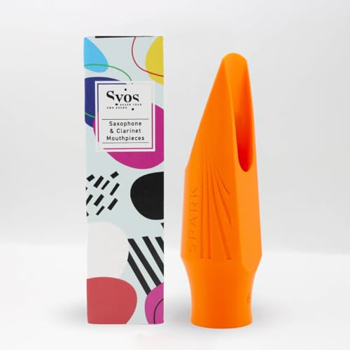 SYOS Alto Saxophone Mouthpiece Spark Tip 6 Bright Tone for Rock