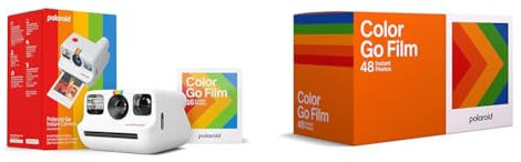 Everything Box Polaroid Go Generation 2 Appareil Photo instantané - Blanc & Film Couleur pour Go - x48 Film Pack
