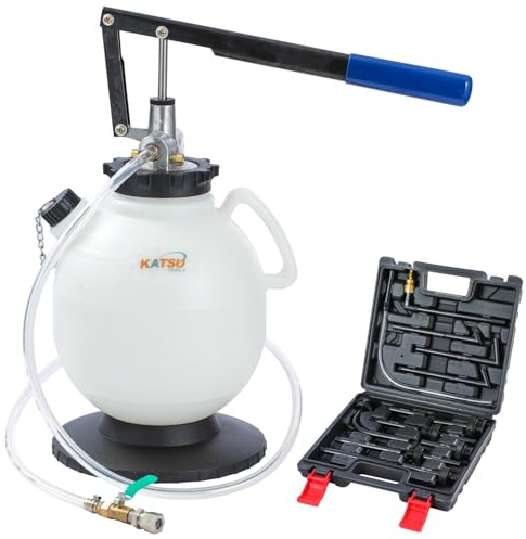 KATSU Tools 7,5-l-Öltransferpumpensatz für Schaltgetriebe, ATF-Ölspender und Flüssigkeitsabsauger mit Einfülladaptern, Nachfüllsystem-Satz 450836