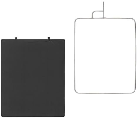 Ronyme Fotografie-Hintergründe, Lichtmodifikator mit Rahmen, zum Fotografieren reflektierender Objekte, Foto-Diffusor, Faltbarer weicher weißer, 76x91cm Hintergrund