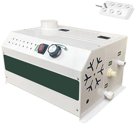 Humidificador de Aire Ultrasónico, Humidificador de Acero Inoxidable, Absorbe Agua Automáticamente, Volumen de Niebla Ajustable para Uso Comercial e Industrial(46 * 32 * 26cm (250W))