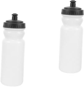 Yardwe Lot De 2 Bouteilles Deau De Sport En Polyéthylène Contenants Portables Grand Bouchon Pour Sports De Plein Air