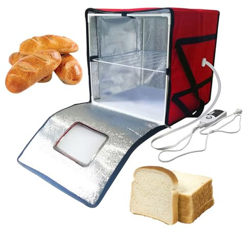 Macchina per la fermentazione dello yogurt, fermentatore portatile per pasta madre, nuova scatola per la lievitazione del pane con controllo della temperatura e funzione di temporizzazione, adatta per