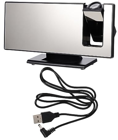Amosfun 1 Juego Reloj Despertador Digital con Proyección Techo Pantalla Grande y Silenciosa Proyector para Dormitorios y