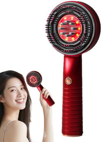 Acunny Massageur Capillaire Électrique Favorisant la Pousse des Cheveux,Peigne Diffuseur d'Huile | Appareil de Massage Étanche Portable 3 Modes pour Cuir Chevelu Spa Maison Voyage
