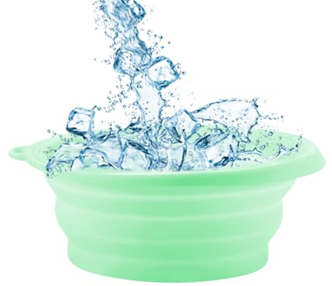 Face Bowl for Ice,Silicone Reusable Cold Mold - Foldable Facial Cold Plunge Bowl,for Facial Beauty Skin Care Home Bath SPA