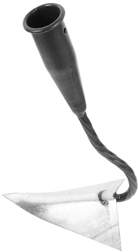 SHINEOFI Outil de Jardinage Multifonction Houe Triangulaire Acier Inoxydable pour Binage Désherbage et Travail du Sol Pratique et Accessoire Manuel pour Jardin et Ferme