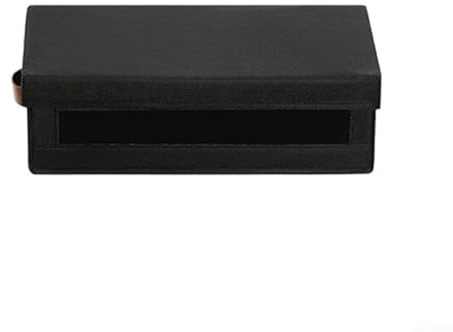 Soporte para CD apilable de tela Oxford con parte delantera transparente y asas de transporte, se adapta a 37 estuches completos de joyas, caja de almacenamiento para organizar CD de música en casa o