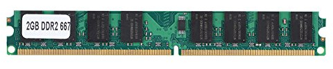 Haofy Memoria RAM DDR2 de 2 GB de Alta Velocidad PC2-5300 para Placa Base Compatible con, Ideal para Aumentar la Velocidad de los Usuarios de PC